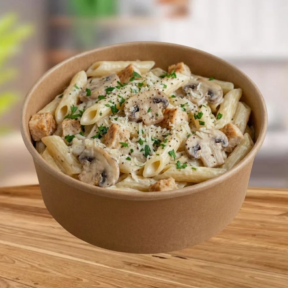 Bowl Kremalı Mantarlı Tavuk Penne